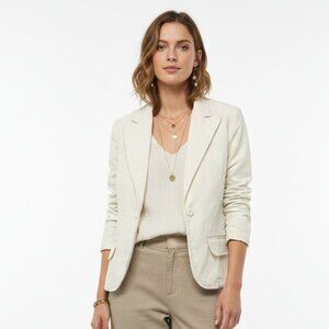 Steve & Barry's Blazer Cream Corduroy Boho Preppy Academia Casual L